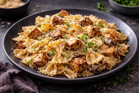 Räucher Tofu Nudeln